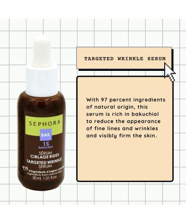 SEPHORA COLLECTION Targeted Wrinkle Serum 1.01 oz | Anti-Aging Skincare for Youthful Skin - International Shipping Available - Buy Online on GoSupps.com