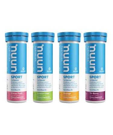 Nuun Sport Electrolyte Tablets Effervescent Hydration Supplement -Citrus Berry - 40 servings