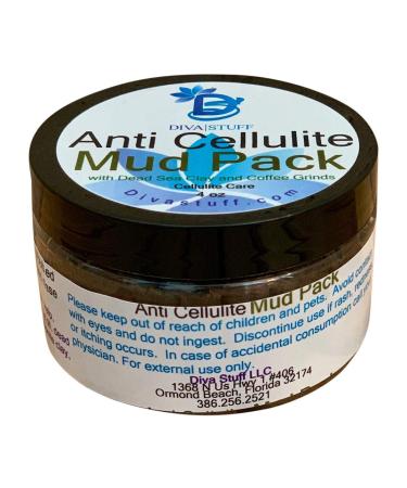 Anti Cellulite Mud Pack With Dead Sea Clay Coffee Grinds Fenugreek Juniper & More By Kym's Diva Stuff