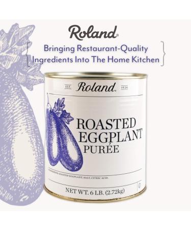Roland Foods Roasted Eggplant Puree - Specialty Imported Food - 6 lb Can - Buy Online on GoSupps.com