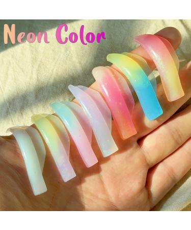Shop Lash Lift Shields LU Curl - 8 Size Lifting Pads for DIY Eyelash Lamination | Katya Vinog Shiny Perm Rods for Natural Lifts | Durable & Beautiful Colors - 100 Uses - Buy Online on GoSupps.com