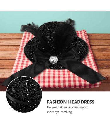 Elegant 2pcs Fascinator Hats | Pillbox Hair Clips for Weddings Parties & Celebrations | Flower Veil & Mesh Headbands - Buy Online on GoSupps.com