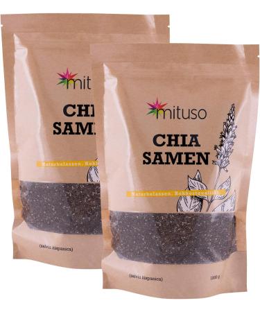 Mituso - Chia seeds 2kg bag - vegan and gluten free source of omega-3 and omega-6 - Buy Online on GoSupps.com