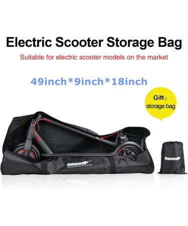 SUNELFFY Electric Scooter Carrying Bag - Foldable E-Scooter Storage Accessory for Mijia M365/Pro & Xiaomi Segway - Heavy Duty Handbag for Transport - Black - Buy Online on GoSupps.com