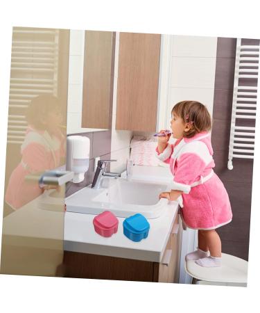 Foytoki 10-Piece Travel Box for False Toothbrushes & Dentures | Durable Oral Care Storage Container | Perfect for Personal Prosthesis - Buy Online on GoSupps.com