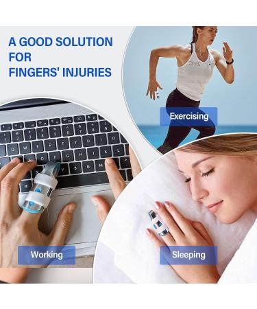 3pcs finger splint finger brace finger splints for broken finger support trigger finger splint for middle finger / ring finger little broken finger splint middle mallet finger splint straightener 3PCS ALUMINIUM - Buy Online on GoSupps.com