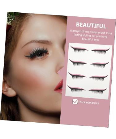 Didiseaon 8 Pairs colorful stickers shiny eyeliner stickers double eyelid bar - Buy Online on GoSupps.com