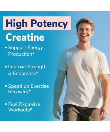 Creatine HCl Capsule 750mg High Absorption Creatine Hydrochloride Endurance Strength Fast Absorbing No Load No Bloat Monohydrate Micronized Alternative Once Daily 90 Capsules 90 Count (Pack of 1) - Buy Online on GoSupps.com