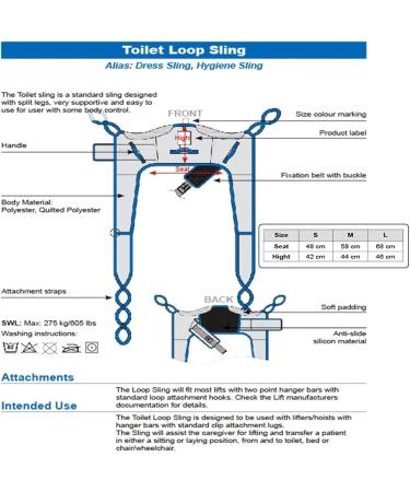 Lifting Belt for Lifter | Medical Transfer & Toilet Lean Belt | Bariatric Support for Disabled & Elderly - Size Options Available - Buy Online on GoSupps.com
