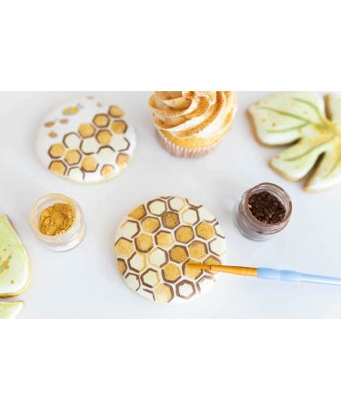 Brown Mahogany Edible Luster Dust | Edible Powder & Dust | Food Grade Luster Dust for Decorating  Fondant  Baking | Polvo Matizador | Cakes  Vegan Paint  & Dust | 4 Grams - Buy Online on GoSupps.com