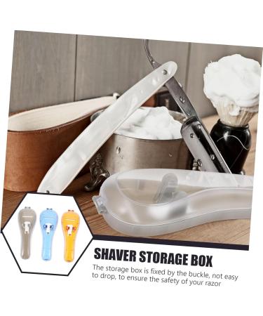 3-Pack Razor Storage Box | Clip-On Razor Covers for Men | Travel Suitcases for Shaving Needs - Buy Online on GoSupps.com
