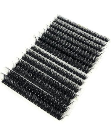 HBZGTLAD Mink Eyelashes 30D/40D/50D/60D/80D - 280 Bundles Natural 3D Individual Cluster Lashes for Stunning Volume - D Curl 0.07MM Mix - Buy Online on GoSupps.com
