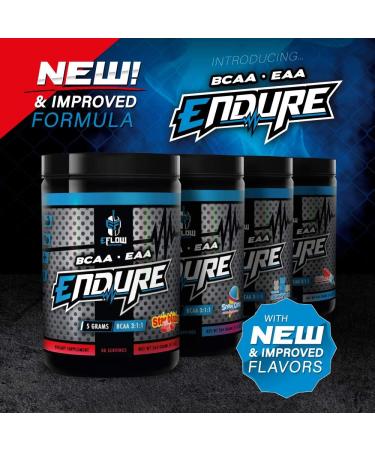 eFlow Nutrition Endure BCAA Plus EAA - Essential Amino Acids Electrolyte Powder Intra Workout - Improve Energy Recovery and Performance - Warrior Gummy Bear(30 Servings) - Buy Online on GoSupps.com