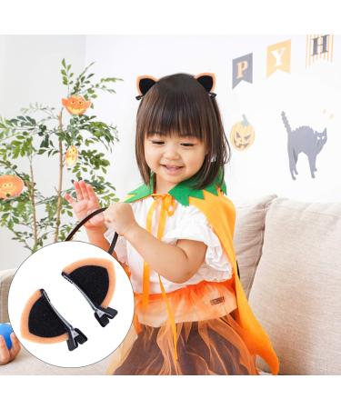 Frcolor Cat Ear Hair Clips - 6 Pairs Glittery Fabric Clips for Girls & Women | Perfect for Daily Wear Parties & Cosplay - Buy Online on GoSupps.com