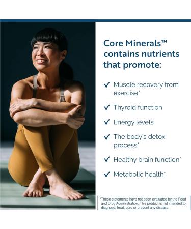 Researched Nutritionals Core Minerals - Daily Trace Minerals Supplement - Iron-Free Blend with Vitamin D3, Magnesium Glycinate & Iodine for Thyroid, Bone & Metabolic Support (120 ct) - Buy Online on GoSupps.com