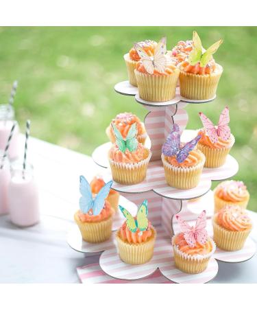 Shop Goldenkock Edible Butterflies - 40 Colorful Decorative Cake Toppers for Weddings & Birthdays - Buy Online on GoSupps.com