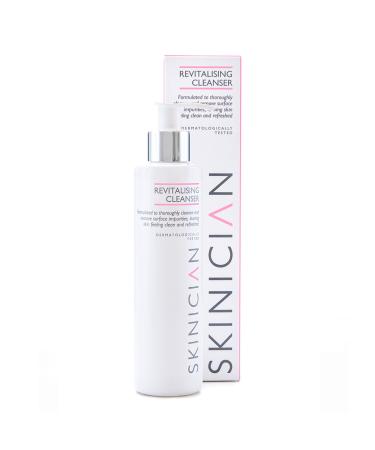SKINICIAN Revitalising Cleanser - Daily Makeup Remover - Lightweight Face Cleanser - Gentle Cleanser with Tea Tree Extract - Soothing Cleansing Gel for All Skin Types - Vegan & Cruelty Free (200ml)