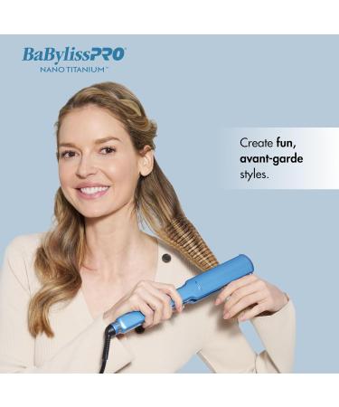 BaBylissPRO Nano Titanium Styling Crimper Large - Professional Hair Styling Tool for All Hair Types | International Shipping Available - Buy Online on GoSupps.com