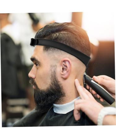 FRCOLOR Portable Hair Shaping Tool Silicone Haircut Instructions Haircut Instructions Headband Hair Cutting Stencil Shaping Template for Haircut Silicone Band for Shaping 56x4cm black - Buy Online on GoSupps.com