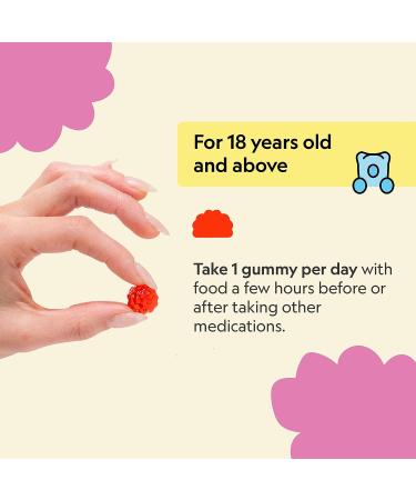 Herbaland Vegan Vitamin D3 B12 Gummies - Immune System & Energy Support - Raspberry Flavor - Buy Online on GoSupps.com