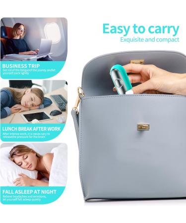 Calm Carry Anxiety Device - Compact Handheld Sleep Aid for Adults | Relaxation & Sleep Support in Blue (S - Buy Online on GoSupps.com