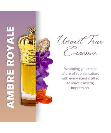 ARABIAN PERFUMES & OILS Ambre Royale Perfume Oil - Warm Sweet Earthy Fragrance Oil for Men and Women - Travel Size Perfume 0.10 Fl. Oz. - Buy Online on GoSupps.com