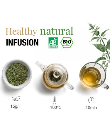 ORIGEENS Organic Nettle Tea 100g | Detoxifying Stinging Nettle Leaf Herbal Tea | Draining & Remineralizing | Organic Nettle Tea - Buy Online on GoSupps.com