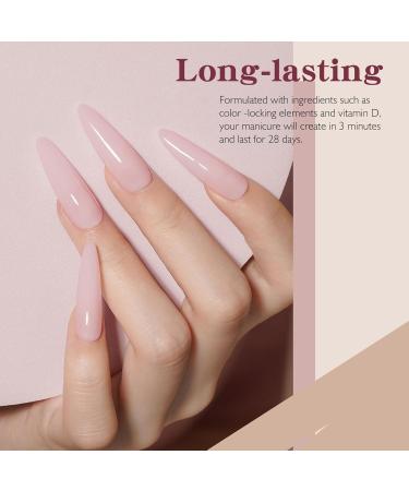 4 Colors Nail Dipping Powder Kit - Nude Pink Dip Powder Nail Kit - Natural Glossy Nail Powder Dip Kit Starter Set - French Nail Art Nail Powder - Essential Liquid Set with Base & Top Coat - Buy Online on GoSupps.com