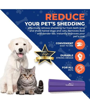 Equigroomer 5 (12.7cm) - Purple Grooming Tool for Pets | International Shipping Available - Buy Online on GoSupps.com