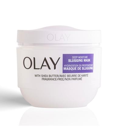 Olay Deep Moisture Slugging Mask with Shea Butter Fragrance Free 3.4 oz