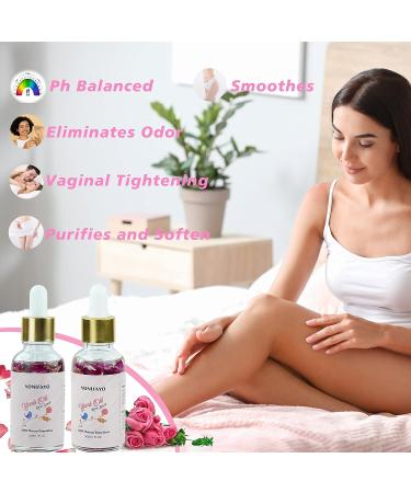 Yoni Wash, Essential Oil & Soap Set for Women - Moisturizing pH Balance, Remove Odor, Feminine Hygiene - Rose Scented - 5.29oz Soap Bar, 2*30ml Oil, 6.7 fl.oz Wash - Buy Online on GoSupps.com