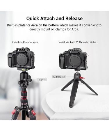 SmallRig Aluminum Cage with Integrated Grip for Canon M50 /M50 II /M5 - 2168C - Buy Online on GoSupps.com