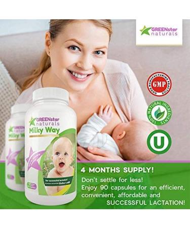 Breastfeeding Supplement Lactation Support for Increased Breast Milk Lactation Supplement Capsules with Milk Thistle Organic Fenugreek Seeds Breastmilk Postnatal Vitamin for Mothers. 90 - Buy Online on GoSupps.com