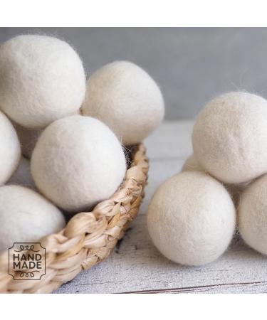 Handmade Wool Dryer Balls - Eco-Friendly Reusable Laundry Solution Reduce Wrinkles & Static - Natural Fabric Softener Up to 1 000 Loads - Buy Online on GoSupps.com