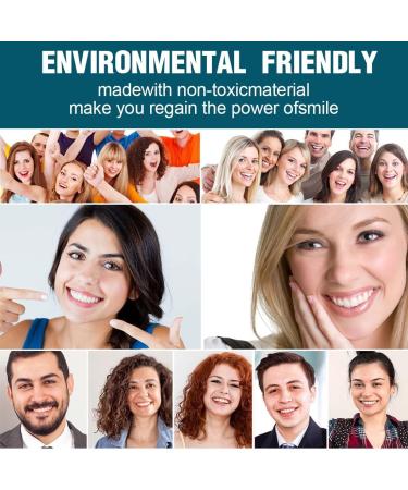 Eliav 2 Couples False Teeth Veneers - White Dentures for Top & Lower Jaw | Temporary Cosmetic Tooth Covers - Buy Online on GoSupps.com