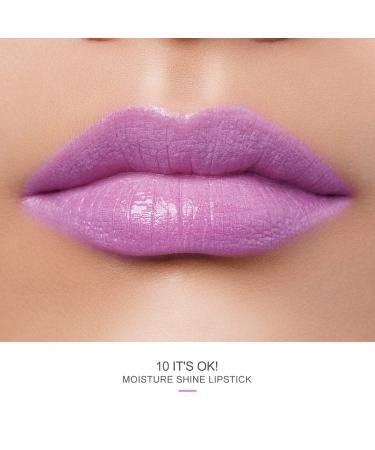 Oulac 2-in-1 Lipstick & Lip Balm | Juicy Shiny Lips | Vegan Care for Dry Cracked Lips - Light Lavender - Buy Online on GoSupps.com