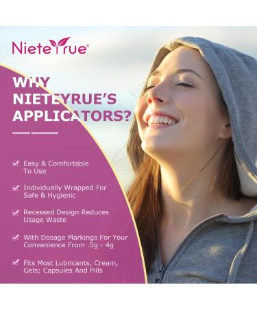 Buy Updated Disposable Vaginal Cream Applicators | 20 Individually Wrapped Hygienic Dosage Applicators for Lubricants & Creams | Feminine Care Essentials - Buy Online on GoSupps.com