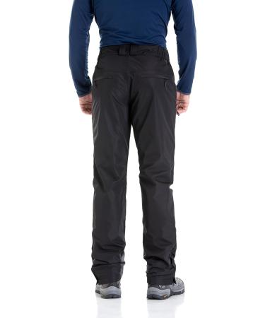 TRAILSIDE Mens Ski Snow Snowboard Pants - Wind/Waterproof Insulated Black (018) Large - Buy Online on GoSupps.com