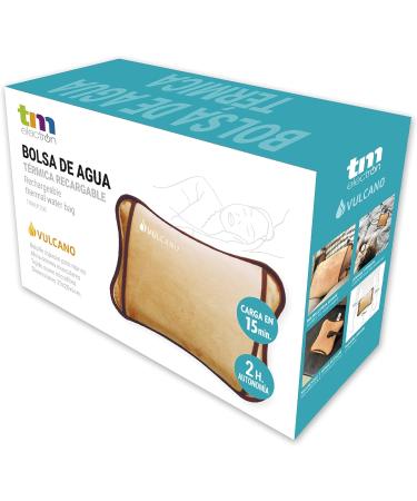 TM Electron Vulcano Hot Bottle - Rechargeable in 15 Min 2-Hour Use Ergonomic Design & Soft Microfiber Cover for Muscle Relief | International Shipping Available - Buy Online on GoSupps.com