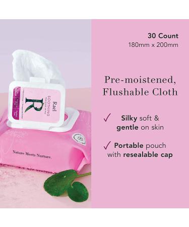 Rael Soothing Feminine pH Wipes - Fragrance Free | pH-Balanced | Paraben Free | 90 Count (3 Pack) - Buy Online on GoSupps.com