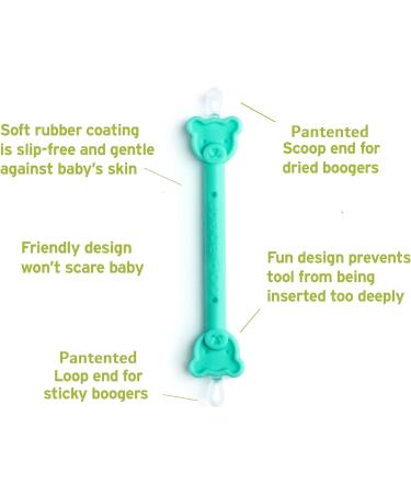 Oogiebear Baby Nasal Aspirator Bulb and 2-in-1 Nose Booger Snot & Ear Wax Gadget - Orange Bundle - Buy Online on GoSupps.com