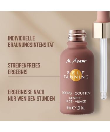 M. Asam Sun Self Tanning Drops 30ml | Liquid Self-Browning Concentrate for Custom Tanning Intensity | Strip-Free Results - Buy Online on GoSupps.com