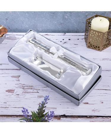 Personalised Silverplated Christening Day Certificate Holder & Stand | Custom Text | Gift Box Included - Buy Online on GoSupps.com