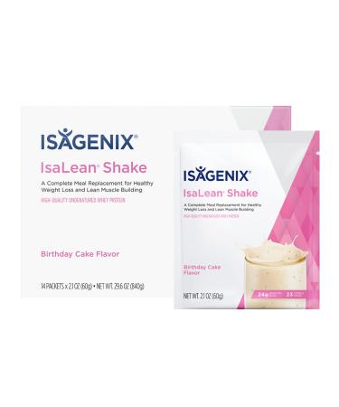 Isagenix IsaLean Shake - Complete Superfood Meal Replacement Drink Mix for  Maintaining Healthy Weight and Lean Muscle Growth - 854 Grams - 14 Meal  Canister (Creamy Dutch Chocolate Flavor)
