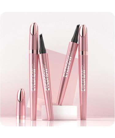 Bestvisse Waterproof Microblading Eyebrow Pencil with 4-Tip Applicator for Natural Eyebrows Long-Lasting Cosmetic Accessories - Buy Online on GoSupps.com