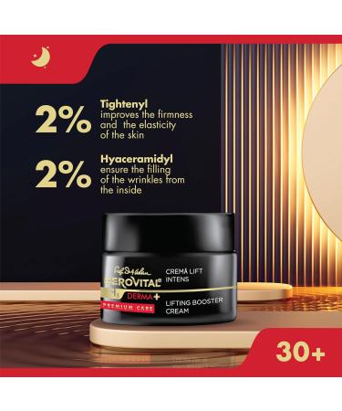 Intense Lift Effect Face Cream Moisturizes Provides Skin Firmness and Elasticity 50 ml Gerovital H3 Derma+ Premium Care - Buy Online on GoSupps.com