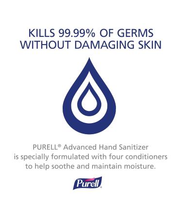 Purell Advanced Hand Sanitizer 8 oz - Refreshing Gel for Germ Protection - Buy Online on GoSupps.com