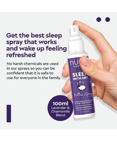 Premium Deep Sleep Pillow Mist with Lavender and Chamomile - Therapeutic Essential Oils for Relaxation and Restful Sleep - Buy Online on GoSupps.com