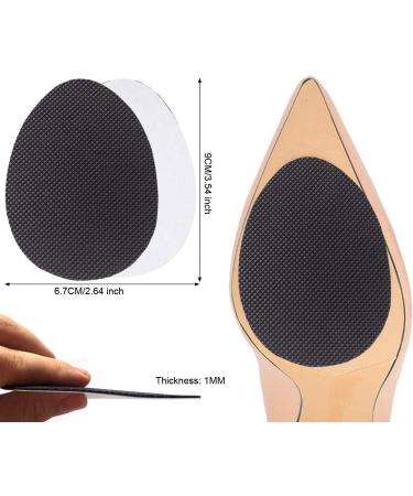 12 Pairs Self-Adhesive Non-Skid Shoe Pads - Anti-Slip Grips for Shoes | Skid-Proof Rubber Sole Protectors - 24Pcs - Buy Online on GoSupps.com