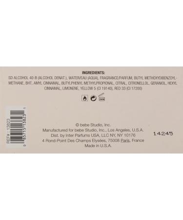 Bebe Sheer Eau De Parfum Spray for Women 3.4 Ounce - Buy Online on GoSupps.com